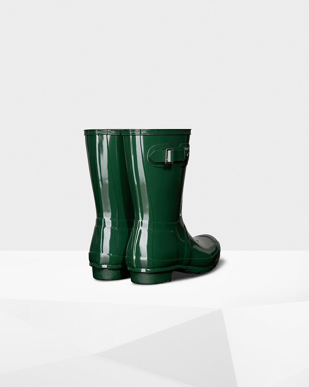 Galochas Curtas Hunter Feminina Verdes - Original Gloss - 64OLDWTMG